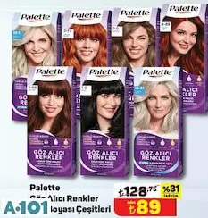 PALETTE GÖZ ALICI RENKLER SAÇ BOYASI ÇEŞİTLERİ